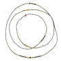 Collier et Bracelet 6 tours Andy Quantic, Têtes Blondes