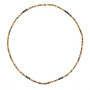 Collier et Bracelet 3 tours Gentleman Snake, Têtes Blondes