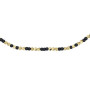 Collier ras du cou Maxine Hématite Gold, Têtes Blondes