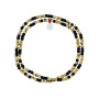 Collier ras du cou Maxine Hématite Gold, Têtes Blondes