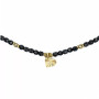 Collier et Bracelet 3 tours Love Gold Noir, Têtes Blondes