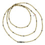 Collier et Bracelet 6 tours Santa Hématite Gold, Têtes Blondes