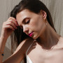 Collier Castelo Choker bleu marine, Palas