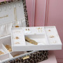 Boîte à Bijoux Louise Velours Léopard, Maison Scarlett