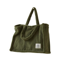 Tote bag polaire Kaki, Sylvie Thiriez