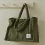 Tote bag polaire Kaki, Sylvie Thiriez