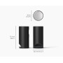 Poubelle 30l Noir Mat Arc™ Easy-Push, Joseph Joseph
