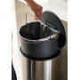 Poubelle 30l Noir Mat Arc™ Easy-Push, Joseph Joseph