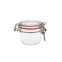 6 Bocaux en verre 125ml Ø 70mm, LE PRATIQUE