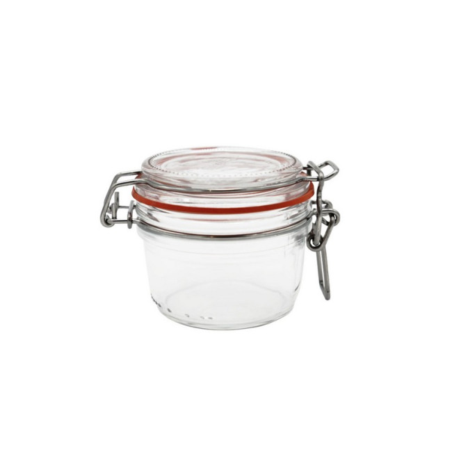 6 Bocaux en verre 125ml Ø 70mm, LE PRATIQUE