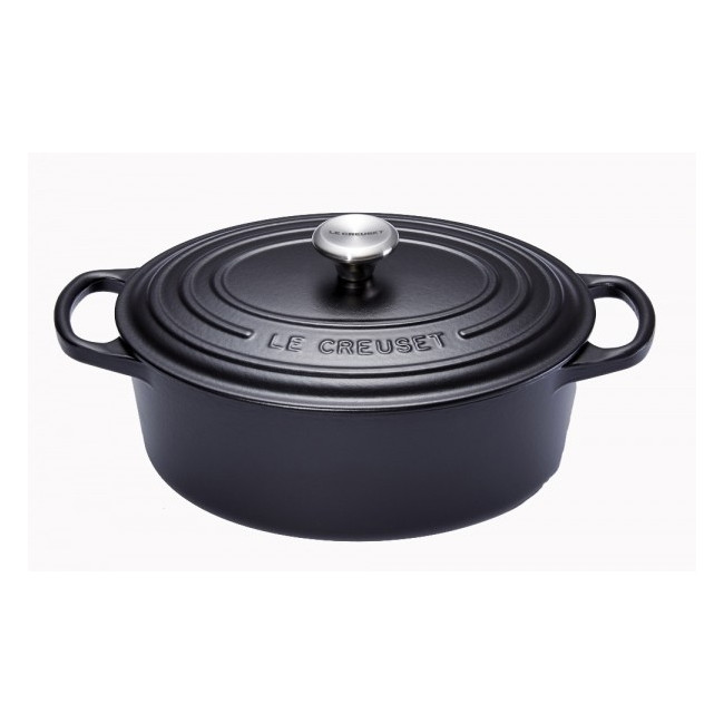 Cocotte ovale noire, Le Creuset