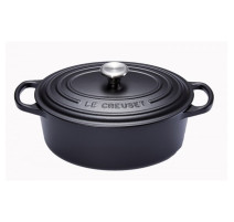 Cocotte ovale noire, Le Creuset