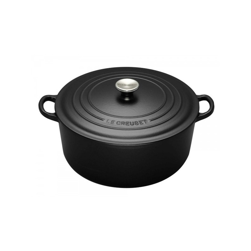 Le Creuset - Cocotte ronde Noire, Le Creuset 28 cm - LE CREUSET
