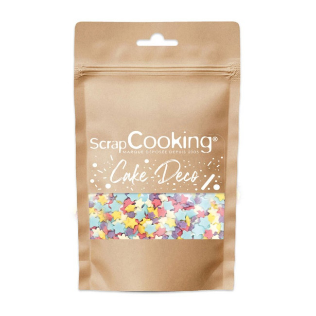Décors Sucrés Étoiles Rainbow 55g, ScrapCooking