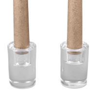 Bougeoir verre 6 cm, Rasteli
