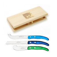 Coffret Petit Déjeuner Berlingot panaché Bleu Vert, Claude Dozorme