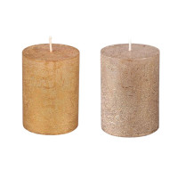 Bougie Rustique cylindrique 8 cm, Rasteli