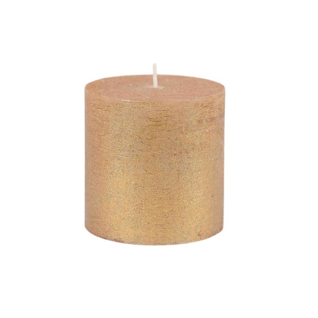 Bougie Rustique cylindrique 9 cm, Rasteli