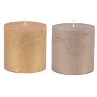 Bougie Rustique cylindrique 9 cm, Rasteli