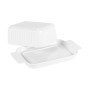 Beurrier porcelaine striée, Table Passion