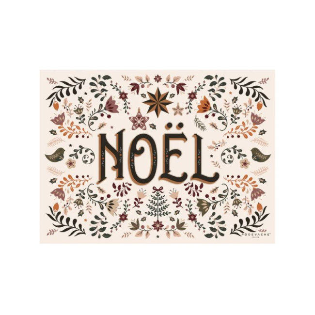 Set de table Noël, Pôdevache