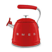 Bouilloire Sifflante Années 50 Rouge, SMEG