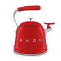 Bouilloire Sifflante Années 50 Rouge, SMEG