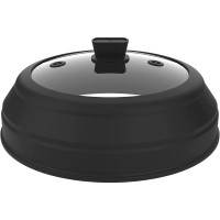 Cloche micro-ondes pliable en verre et silicone, Mastrad
