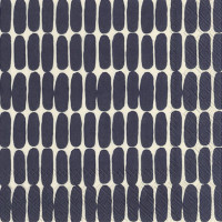 20 serviettes en papier Alku Noir, Ihr