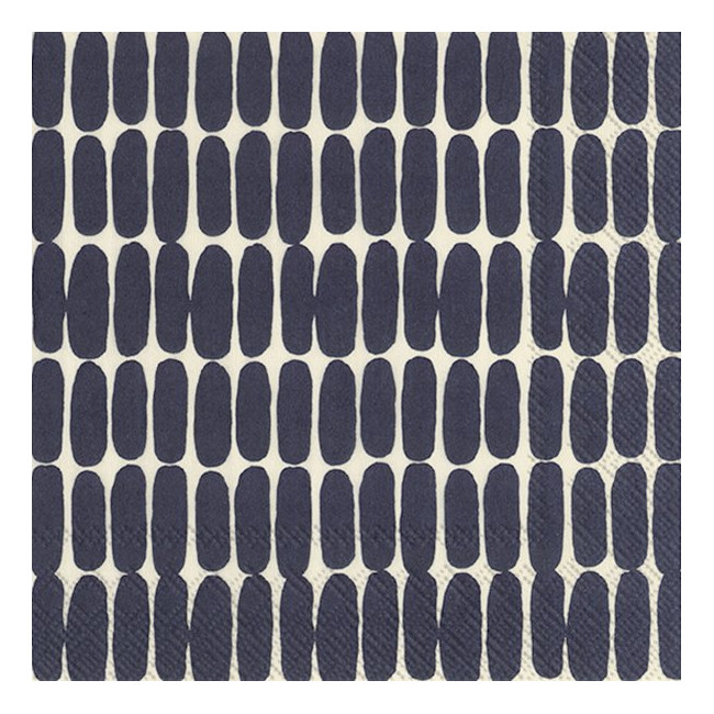 20 serviettes en papier Alku Noir, Ihr