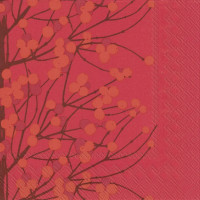 20 Serviettes en papier Lumimarja Rouge, Ihr