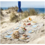 Coffret 4 assiettes 23 cm Destination Mer, Degrenne Paris