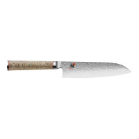 Couteau Santoku 18 cm Bouleau, MIYABI