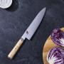 Couteau Gyutoh 20 cm Bouleau, MIYABI