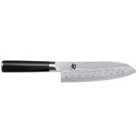 Couteau Santoku lame alvéolée 18 cm Shun Classic, Kai