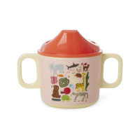 Tasse 2 anses Wildlife Print Rose, Rice