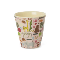 Gobelet Enfant rose Wildlife Print, Rice