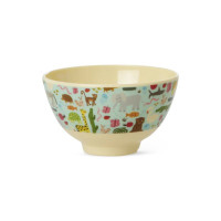 Bol en mélamine Wildlife Print Menthe, Rice