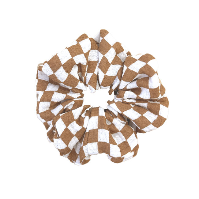 Chouchou en Gaze de coton Damier, Atelier Wagram