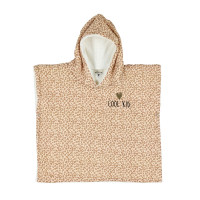 Poncho 3/6 ans en Gaze de coton Léopard, Atelier Wagram