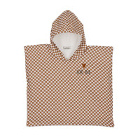 Poncho 3/6 ans en Gaze de coton Damier, Atelier Wagram