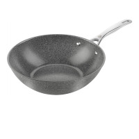 Wok 30 cm revêtement céramique Salina, Ballarini 1889