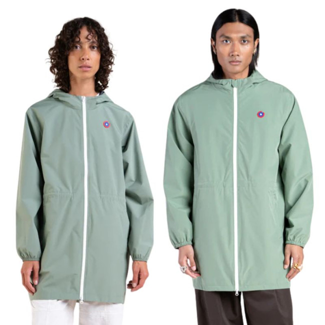 Imperméable Mixte Long Amelot Sauge, Flotte