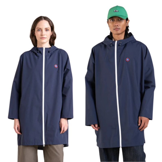 Cape de pluie imperméable Mixte Liberté Indigo, Flotte