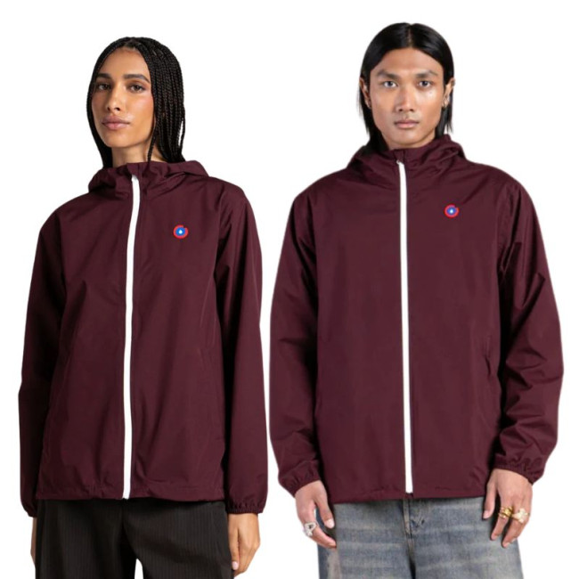 Imperméable Mixte Court Passy Prune, Flotte