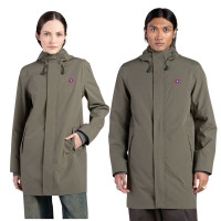 Parka Imperméable Mixte Beaubourg Kaki, Flotte