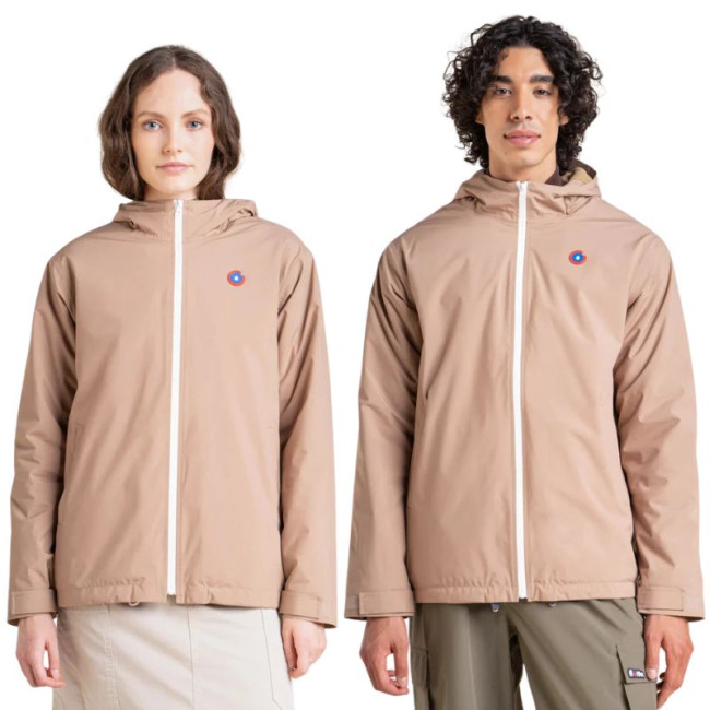 Parka Courte Imperméable et Polaire Mixte Lazare Sahara, Flotte
