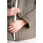 Parka Courte Imperméable et Polaire Mixte Lazare Kaki, Flotte