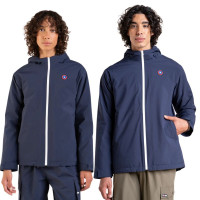 Parka Courte Imperméable et Polaire Mixte Lazare Indigo, Flotte