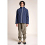Parka Courte Imperméable et Polaire Mixte Lazare Indigo, Flotte